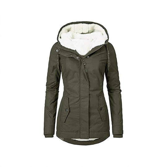 Damen warme Outdoor-Jacke mit kuscheligem Futter R&B