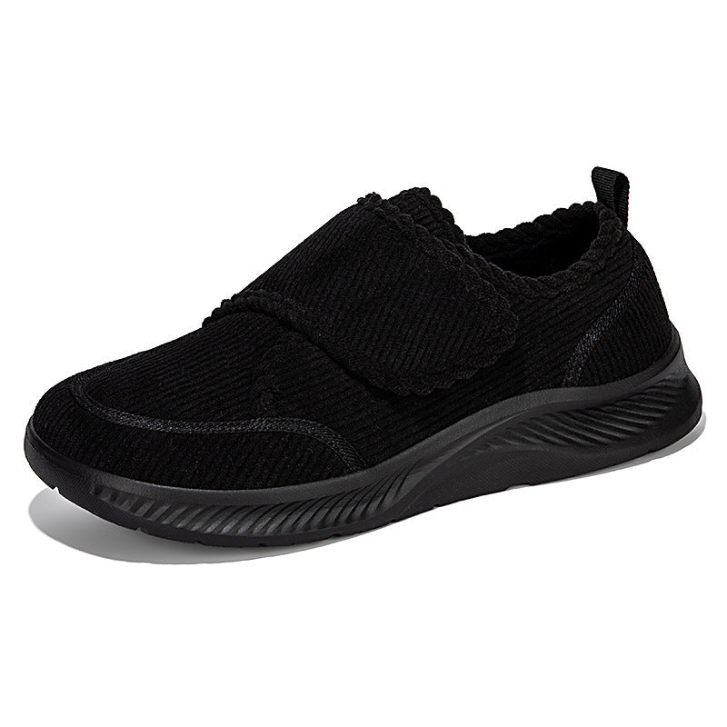 Damen Bequeme Slip-On Sneakers mit elastischem Klettverschluss R&B