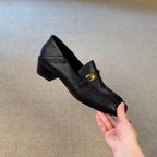 Damen Elegante Mokassins mit modischem Schnallenakzent