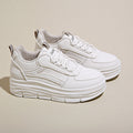 Damen Komfortable Plateau-Sneakers mit atmungsaktivem Obermaterial R&B