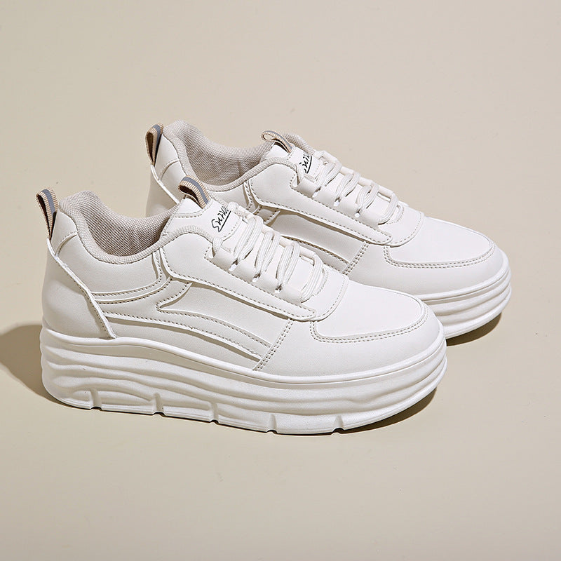 Damen Komfortable Plateau-Sneakers mit atmungsaktivem Obermaterial R&B