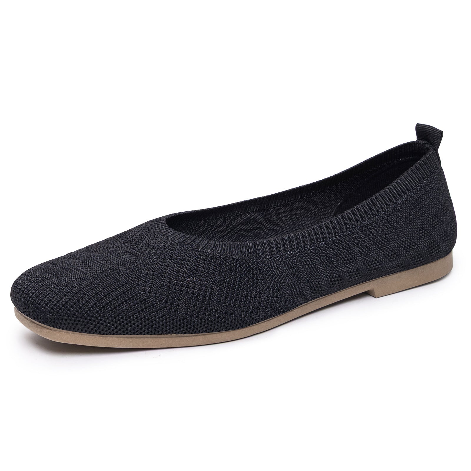 Damen elegante Ballerinas aus atmungsaktivem Strickmaterial R&B
