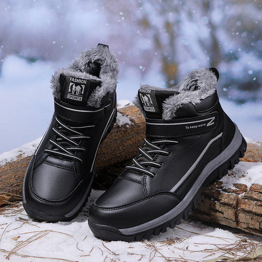 Damen Isolierte Winterstiefel mit rutschfester Profilsohle und warmem Innenfutter R&B