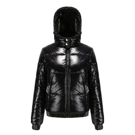 Damen glänzende Winterjacke R&B