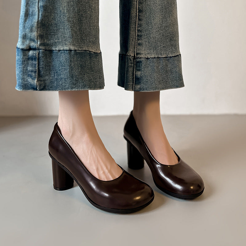Damen Komfortable Pumps mit elegantem Blockabsatz R&B