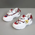 Damen modische Chunky Sneaker mit innovativem Obermaterial und sportlichem Design R&B