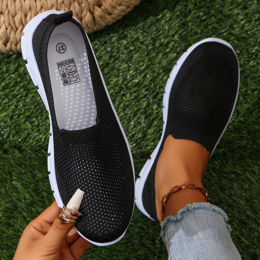 Damen Atmungsaktive Slip-On Sneakers mit flexiblem Design R&B