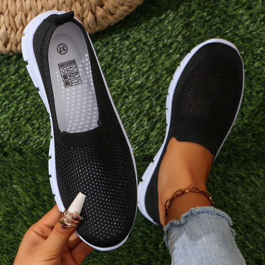 Damen Atmungsaktive Slip-On Sneakers mit flexiblem Design R&B