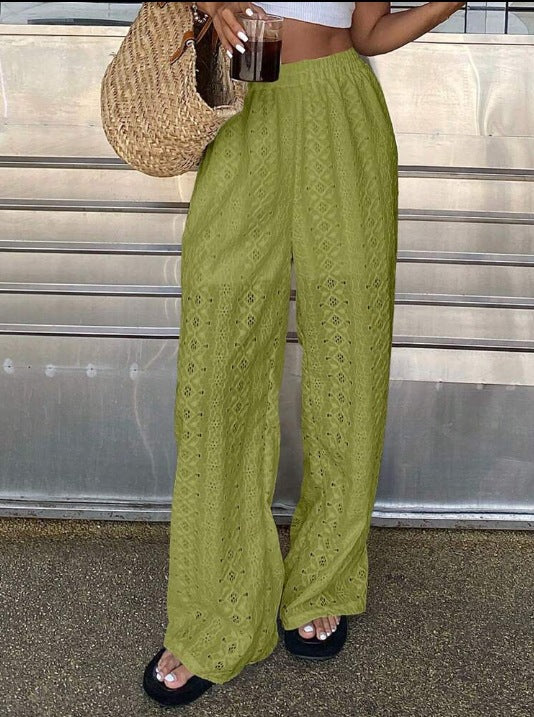 Damen Weitfallende Haremshose mit strukturiertem Design R&B