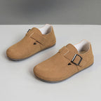 Damen Bequeme Slipper mit verstellbarem Riemen und modischem Design R&B