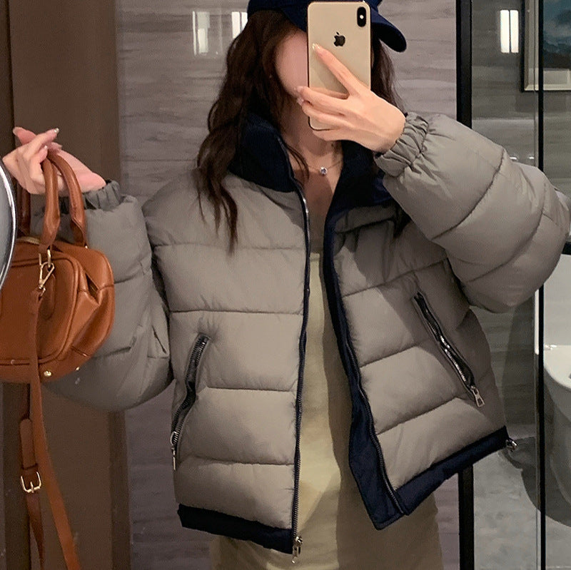 Damen Kurze, wattierte Freizeitjacke mit seitlichen Reißverschlusstaschen R&B