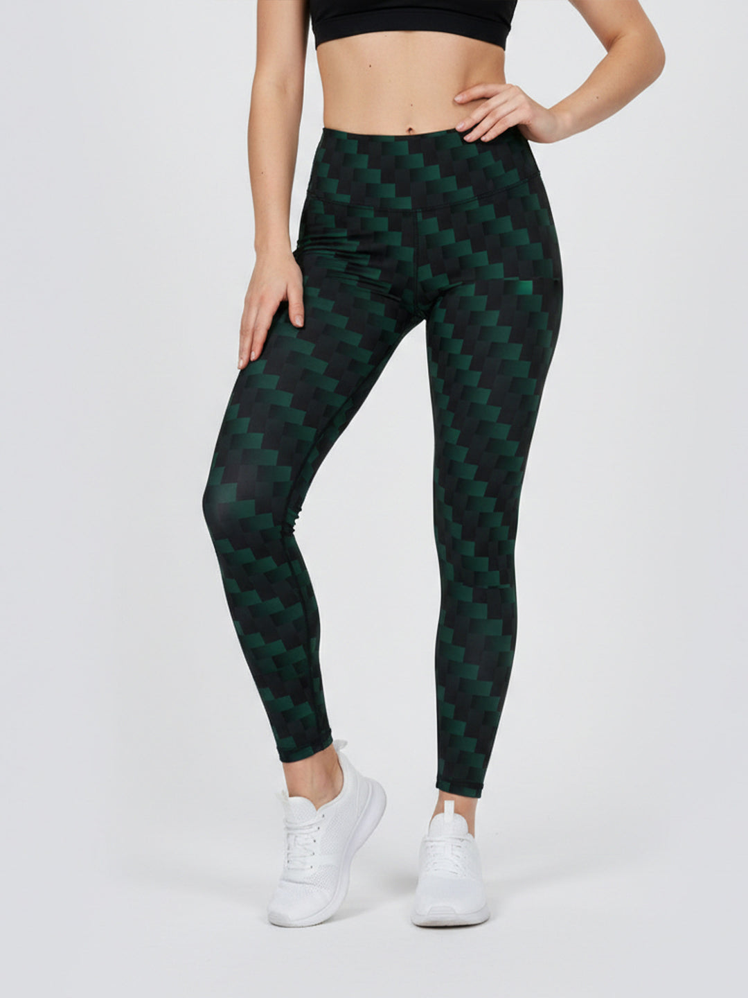 Damen Sportlegging mit stilvollem grafischen Design R&B