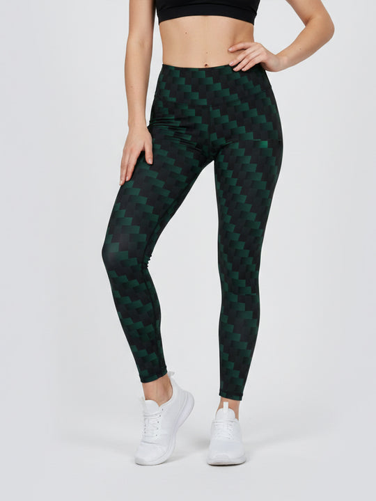 Damen Sportlegging mit stilvollem grafischen Design R&B