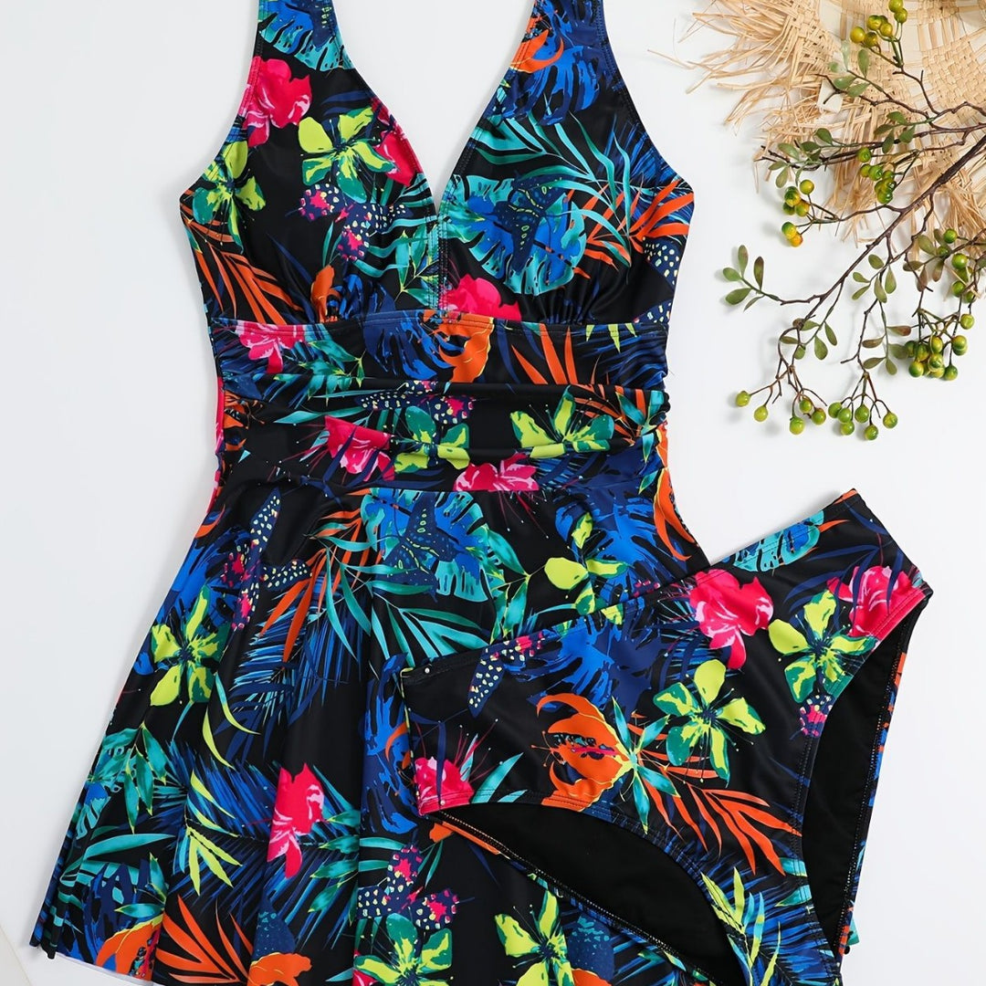 Damen Schwimmanzug mit elegantem Wickeldesign R&B