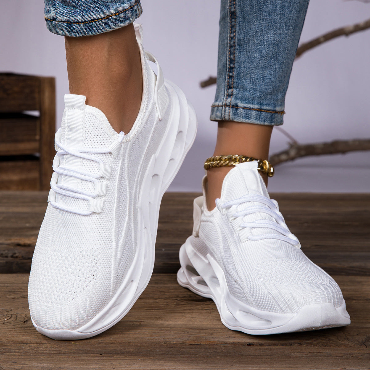 Damen Sportliche Lauf-Sneaker mit innovativer Dämpfungstechnologie