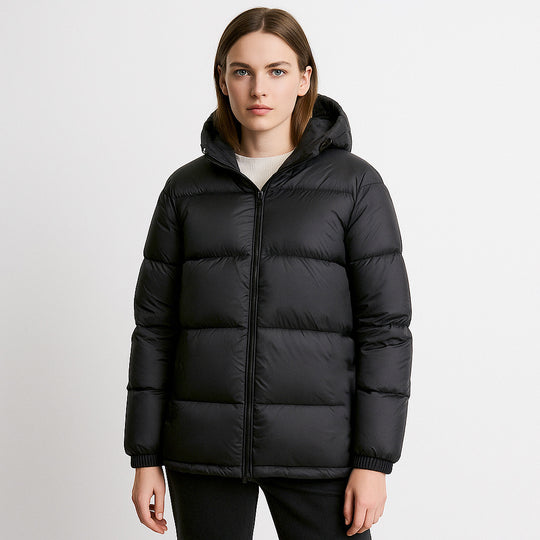 Damen leichte isolierte Winterjacke mit verstellbarer Kapuze R&B