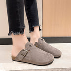 Damen Clogs mit modischem Riemchendesign und anatomischem Fußbett