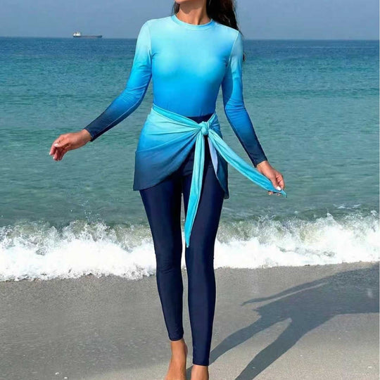 Damen Modischer Surfanzug mit eleganten Wickeldetails R&B