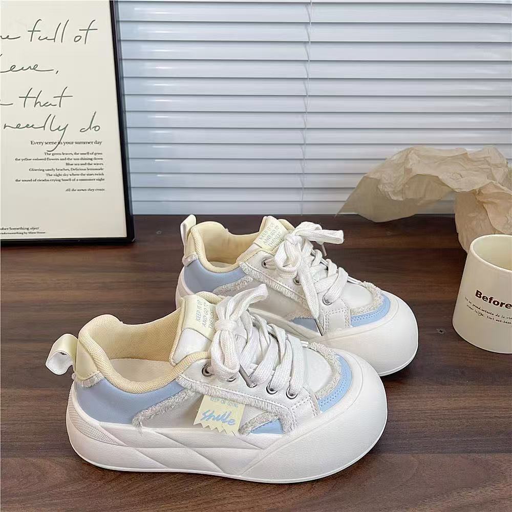 Damen Modische Sneakers mit voluminösem Sohlenprofil und atmungsaktiver Oberflächenstruktur R&B