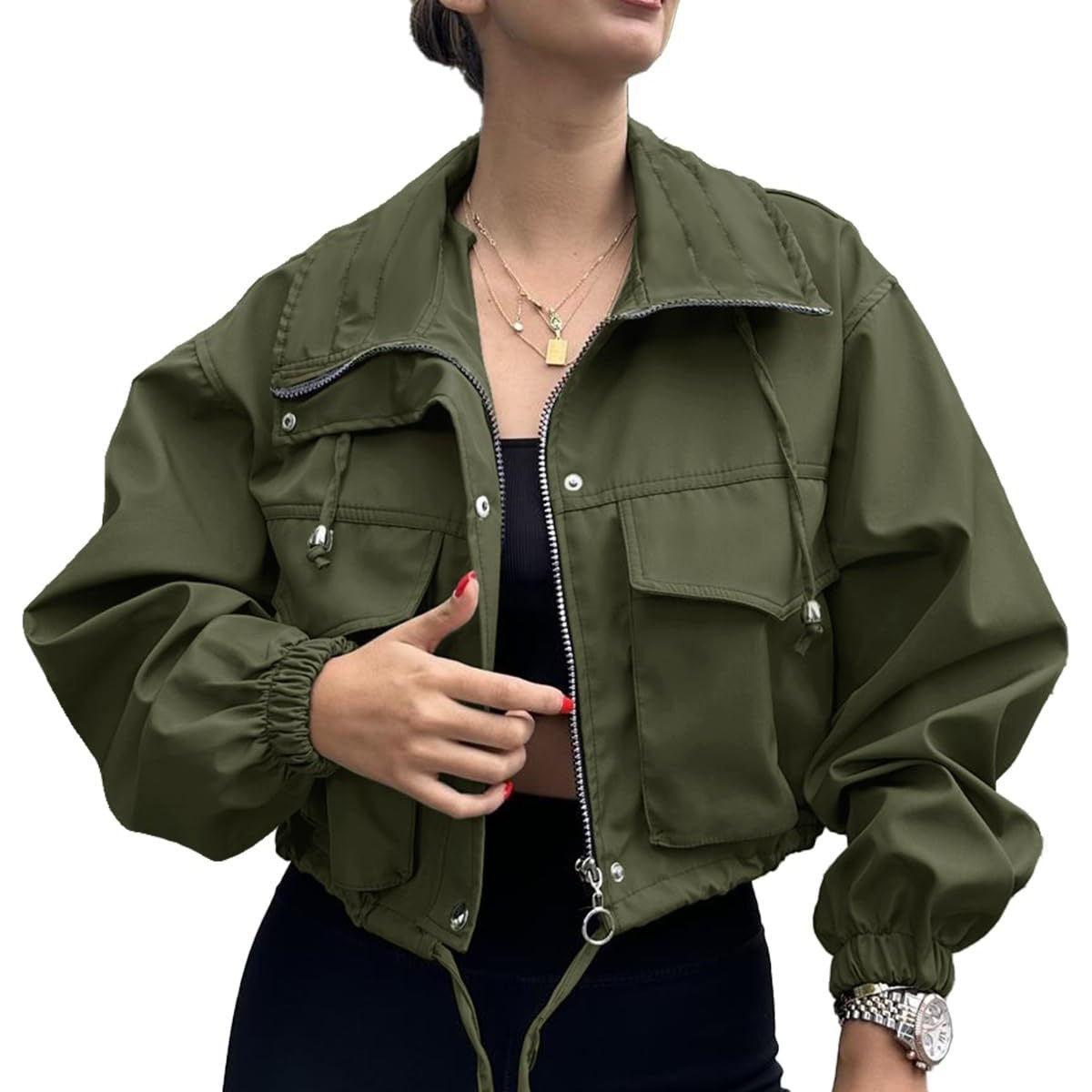 Damen sportliche Kurzjacke R&B