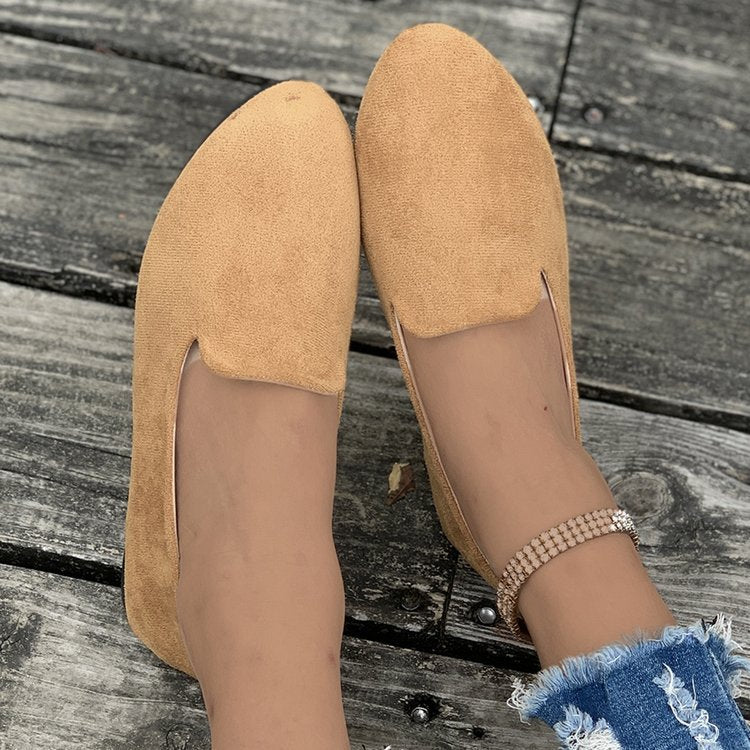 Damen Mokassins aus hochwertigem Wildleder mit elegantem Schnitt R&B