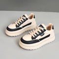 Damen Sportliche Plateau-Sneaker mit modischem Design und dämpfender Sohle R&B