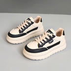 Damen Sportliche Plateau-Sneaker mit modischem Design und dämpfender Sohle R&B