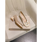 Damen elegante Pumps mit funkelnder Schleifenakzent R&B
