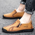 Herren lässige Leder Slipper R&B