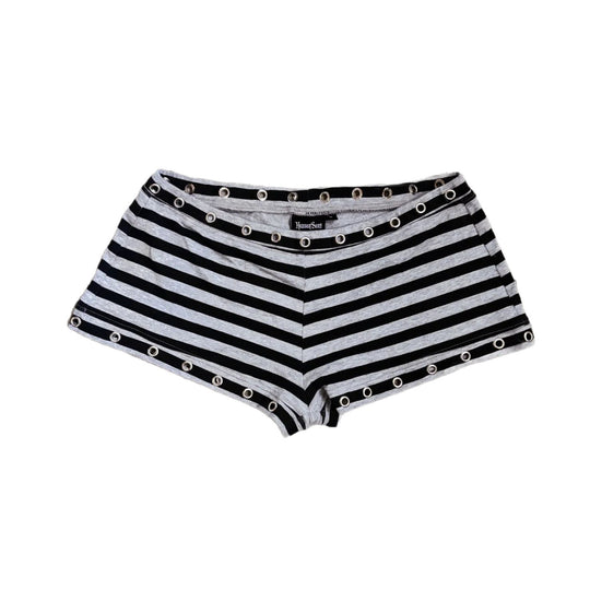 Damen Hipster Shorts mit modischem Streifenmuster R&B