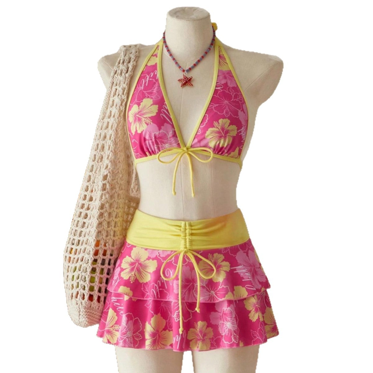 Damen Bikini-Set mit Rock R&B