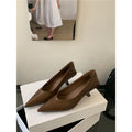 Damen elegante spitze Pumps mit geflochtenem Design und praktischem Komfort R&B