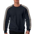 Herren Komfortables Sweatshirt mit strukturiertem Design und modischen Streifendetails R&B