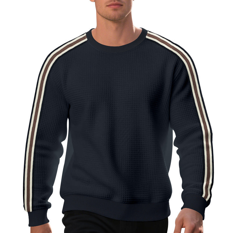 Herren Komfortables Sweatshirt mit strukturiertem Design und modischen Streifendetails R&B