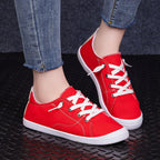Damen Freizeitschuhe aus strapazierfähigem Canvas mit klassischem Schnürdesign R&B