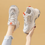 Damen modische und bequeme Sneakers mit stoßdämpfender Sohle R&B