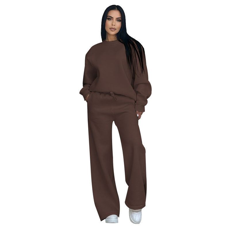 Damen Sportliches Sweatshirt und Hosen Set R&B