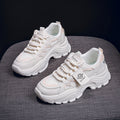 Damen Trendige Chunky Sneakers mit atmungsaktivem Obermaterial und dämpfender Sohle R&B