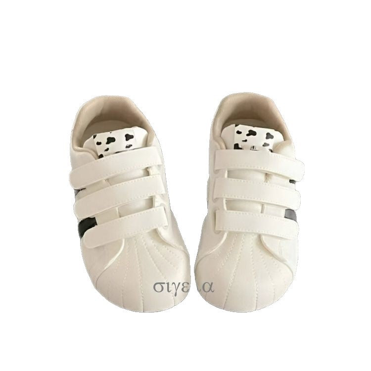 Damen Bequeme Freizeitsneaker mit praktischem Klettverschluss und tierischem Motiv