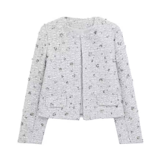 Damen elegante Jacke mit strukturiertem Design R&B