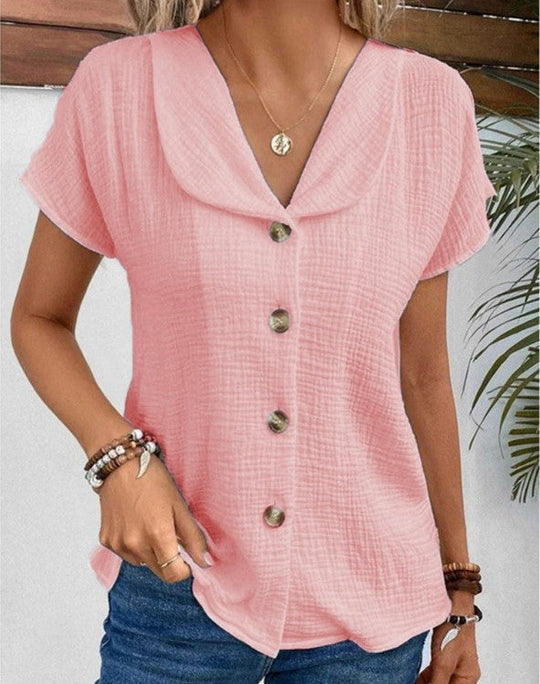 R&B | Elegante und Stilvolle Button-Down-Bluse mit Kragen
