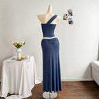 Damen elegantes Sommerkleid mit floralem Detail R&B