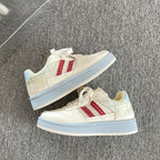 Damen Modischer Sneaker mit verspieltem Karomuster R&B