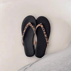 Damen Minimalistische Zehentrenner Sandalen R&B