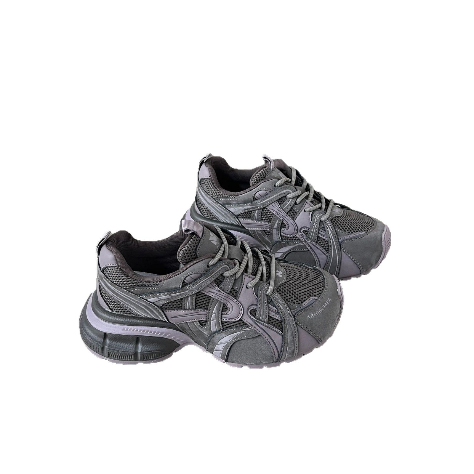 Damen Sportliche Mesh-Sneaker mit dämpfender Sohle und atmungsaktiver Konstruktion R&B
