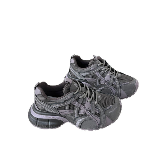 Damen Sportliche Mesh-Sneaker mit dämpfender Sohle und atmungsaktiver Konstruktion R&B