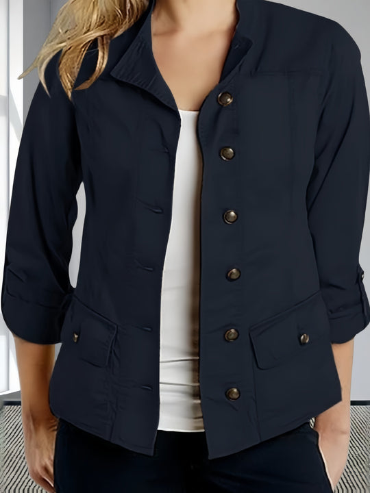 Damen Leichte Sommerjacke mit praktischen Taschen R&B