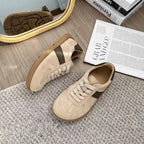 Damen Komfortable Sneakers aus hochwertigem Wildleder mit flexiblem Schnürsystem