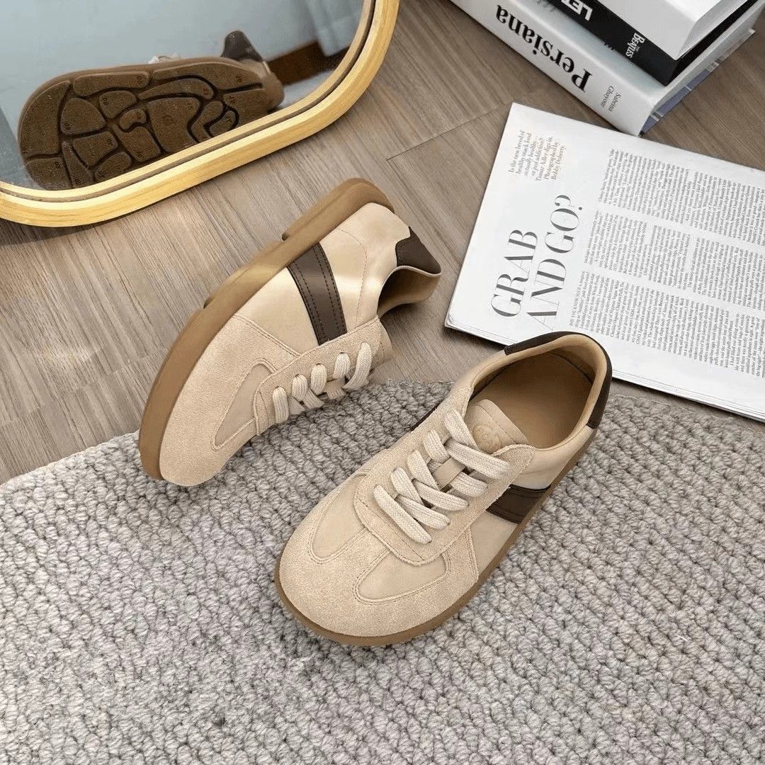 Damen Komfortable Sneakers aus hochwertigem Wildleder mit flexiblem Schnürsystem