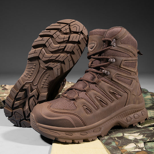 Herren Multifunktionale Tactical Boots mit hohem Knöchelschutz und rutschfester Sohle R&B